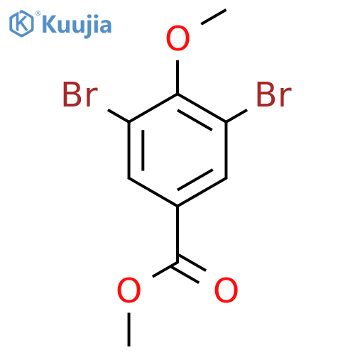 Benzoic acid, 3,5-dibromo-4-methoxy-, methyl ester structure