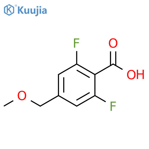 2,6-difluoro-4-(methoxymethyl)benzoic acid structure