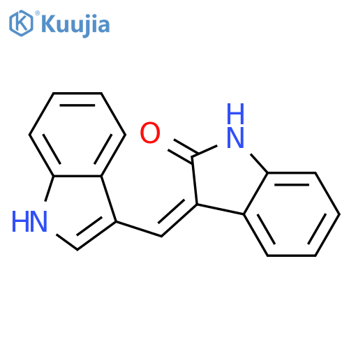 2H-Indol-2-one,1,3-dihydro-3-(1H-indol-3-ylmethylene)- structure