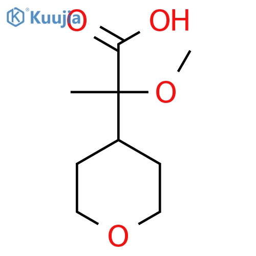 2-methoxy-2-(oxan-4-yl)propanoic acid structure