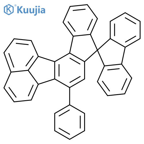 Spiro[9H-fluorene-9,6'-[6H]indeno[1,2-j]fluoranthene], 4'-phenyl- structure
