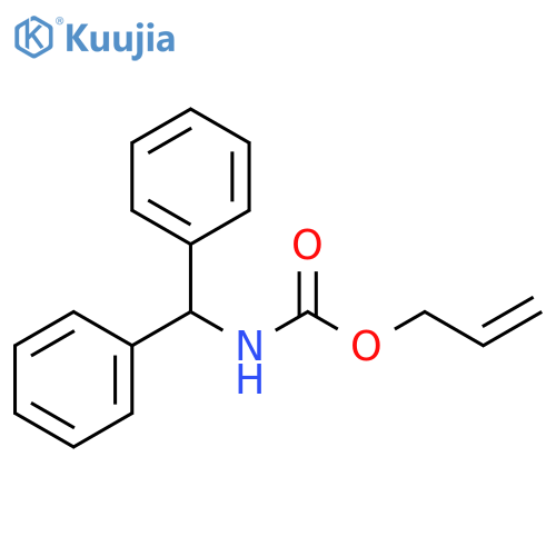 Carbamic acid, (diphenylmethyl)-, 2-propenyl ester structure