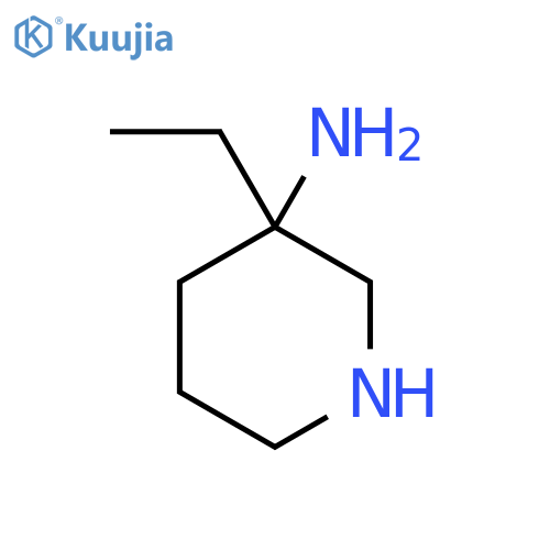 3-Ethylpiperidin-3-amine structure