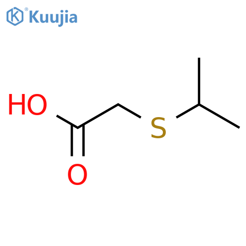 (isopropylthio)acetic acid structure