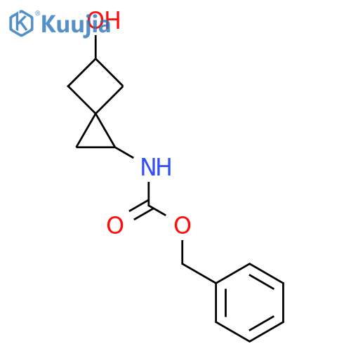 benzyl N-{5-hydroxyspiro[2.3]hexan-1-yl}carbamate structure
