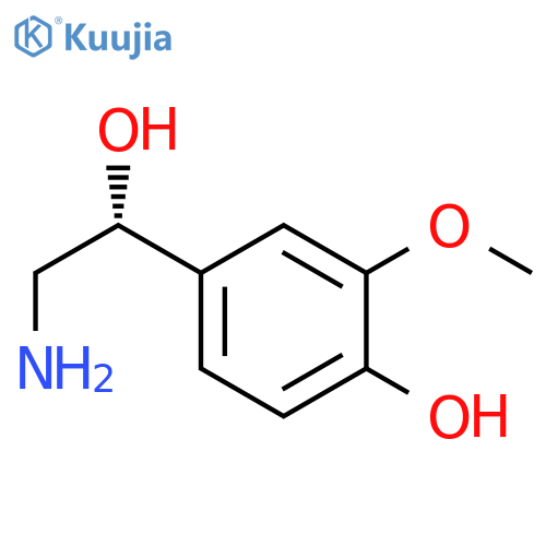 Benzenemethanol, a-(aminomethyl)-4-hydroxy-3-methoxy-, (R)- structure