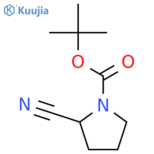 tert-butyl (2S)-2-cyanopyrrolidine-1-carboxylate structure