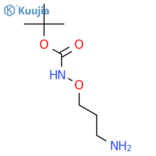 tert-butyl N-(3-aminopropoxy)carbamate structure