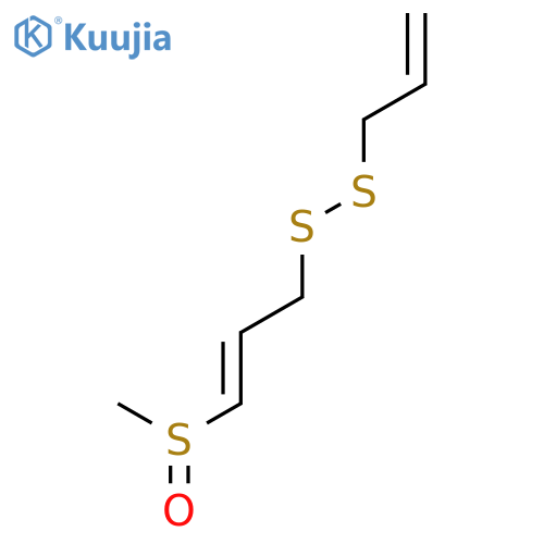 Disulfide, (2E)-3-(methylsulfinyl)-2-propenyl 2-propenyl structure