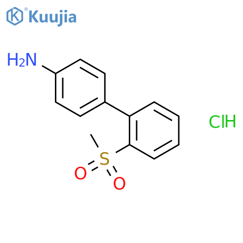 2'-(Methylsulfonyl)-[1,1'-biphenyl]-4-amine hydrochloride structure