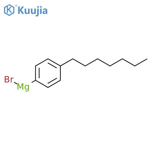 4-Heptylphenylmagnesium bromide, 0.50 M in THF structure