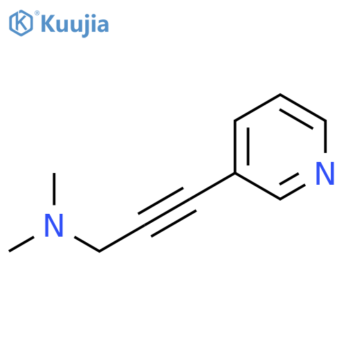 2-Propyn-1-amine, N,N-dimethyl-3-(3-pyridinyl)- structure