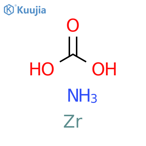 Carbonic acid ammonium zirconium salt structure