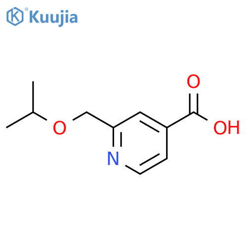 2-(isopropoxymethyl)pyridine-4-carboxylic acid structure