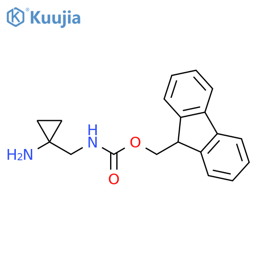 1-(N-Fmoc-aminomethyl)cyclopropanamine HCl structure