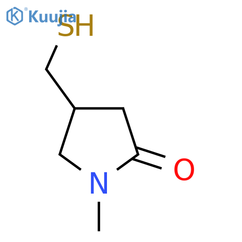 1-Methyl-4-(sulfanylmethyl)pyrrolidin-2-one structure