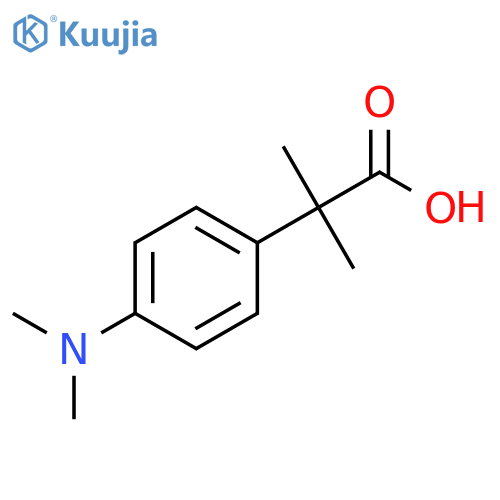 4-(Dimethylamino)-α,α-dimethylbenzeneacetic Acid structure