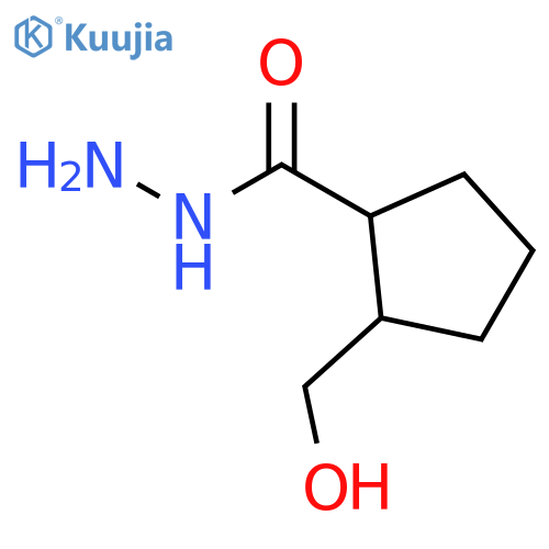 Cyclopentanecarboxylicacid, 2-(hydroxymethyl)-, hydrazide, (1S,2R)- structure
