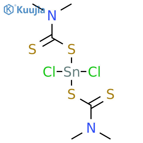 Stannane, dichlorobis[[(dimethylamino)thioxomethyl]thio]- structure