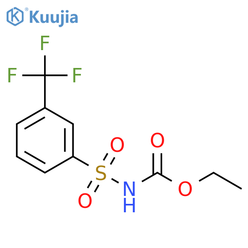 Carbamic acid, [[3-(trifluoromethyl)phenyl]sulfonyl]-, ethyl ester structure
