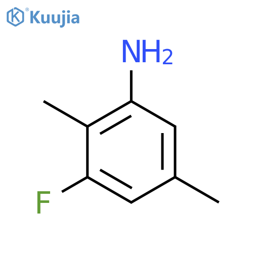 3-Fluoro-2,5-dimethylaniline structure