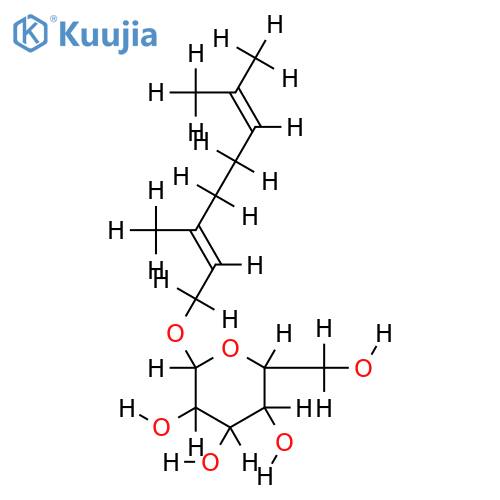 Geranyl b-D-glucoside structure