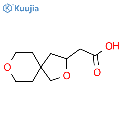 2,8-Dioxaspiro[4.5]decane-3-acetic acid structure