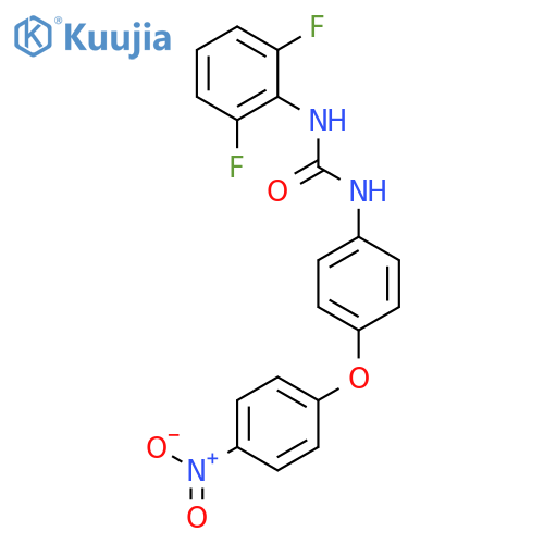 Urea, N-(2,6-difluorophenyl)-N'-[4-(4-nitrophenoxy)phenyl]- structure