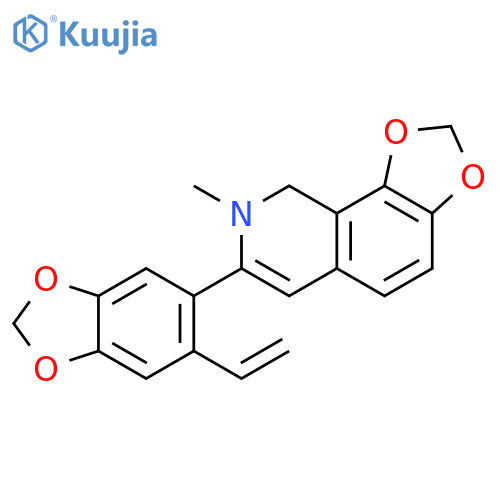 1,3-Dioxolo[4,5-h]isoquinoline,7-(6-ethenyl-1,3-benzodioxol-5-yl)-8,9-dihydro-8-methyl- structure