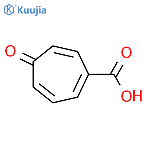 1,3,6-Cycloheptatriene-1-carboxylicacid, 5-oxo- structure