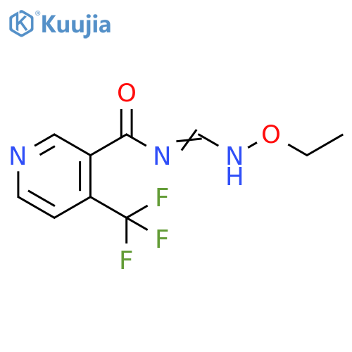 3-Pyridinecarboxamide,N-[(ethoxyamino)methylene]-4-(trifluoromethyl)- structure