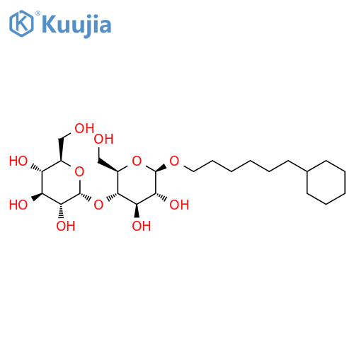 Cyclohexyl-n-hexyl-β-D-maltoside structure