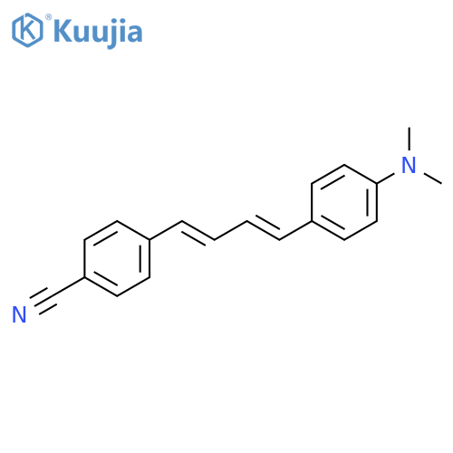Benzonitrile, 4-[(1E,3E)-4-[4-(dimethylamino)phenyl]-1,3-butadienyl]- structure
