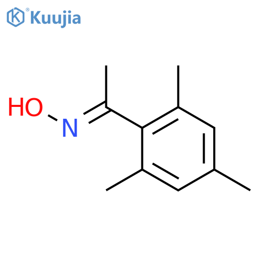 N-1-(2,4,6-trimethylphenyl)ethylidenehydroxylamine structure