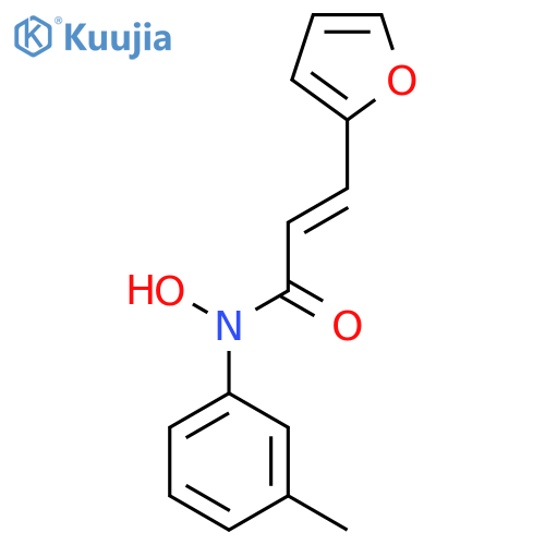 2-Propenamide, 3-(2-furanyl)-N-hydroxy-N-(3-methylphenyl)- structure