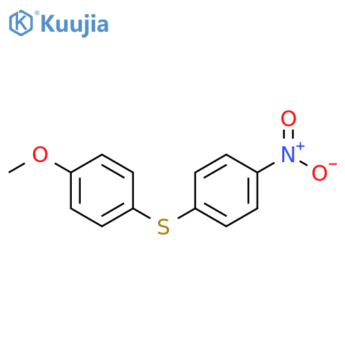 Benzene, 1-methoxy-4-[(4-nitrophenyl)thio]- structure