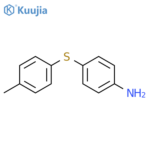 Benzenamine,4-[(4-methylphenyl)thio]- structure