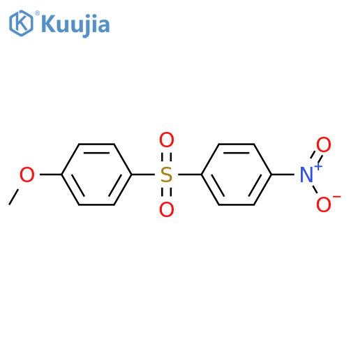 Benzene, 1-methoxy-4-[(4-nitrophenyl)sulfonyl]- structure