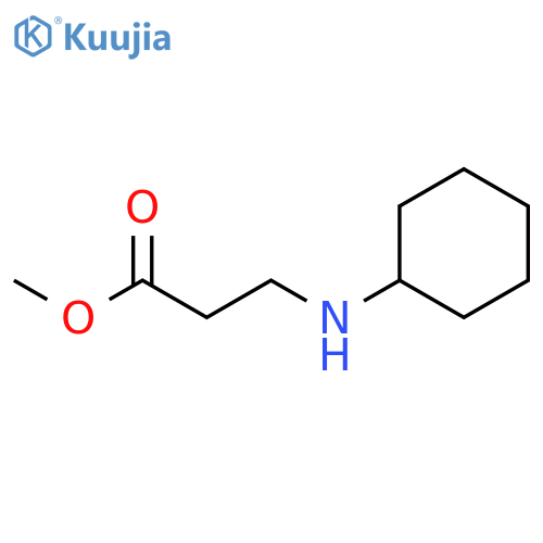 Methyl 3-(cyclohexylamino)propanoate structure