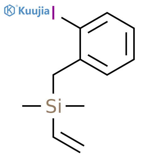Silane, ethenyl[(2-iodophenyl)methyl]dimethyl- structure