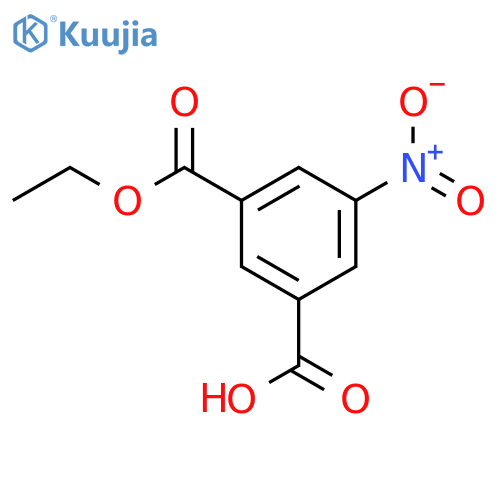 3-(ethoxycarbonyl)-5-nitrobenzoic acid structure