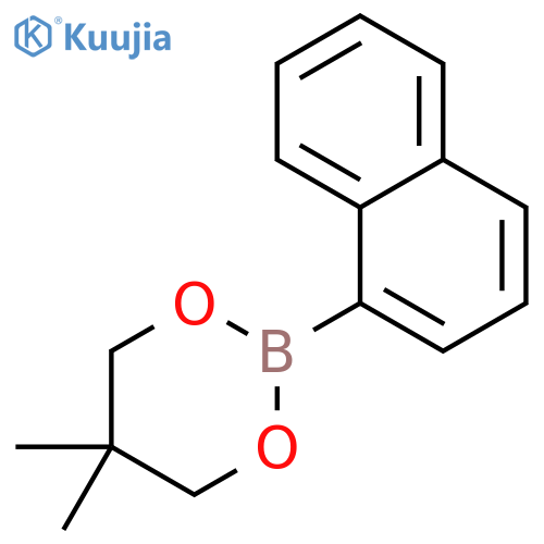 5,5-Dimethyl-2-(naphthalen-1-yl)-1,3,2-dioxaborinane structure