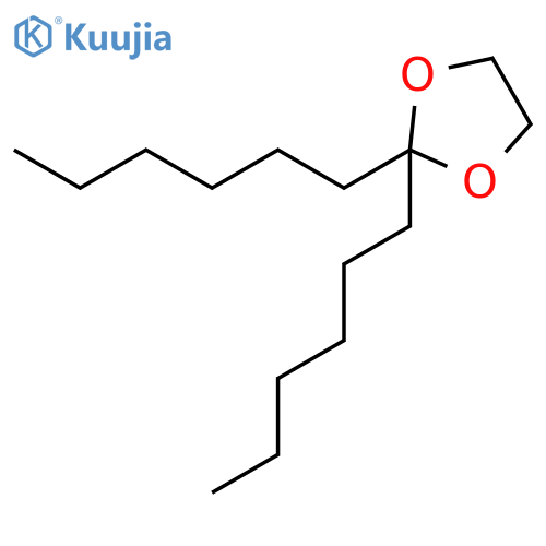 1,3-Dioxolane, 2,2-dihexyl- structure