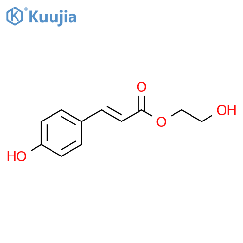 2-Propenoic acid,3-(4-hydroxyphenyl)-, 2-hydroxyethyl ester, (2E)- structure