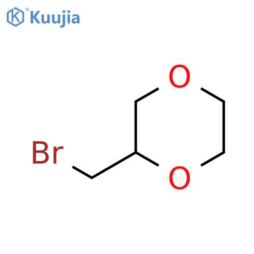 (2S)-2-(bromomethyl)-1,4-dioxane structure