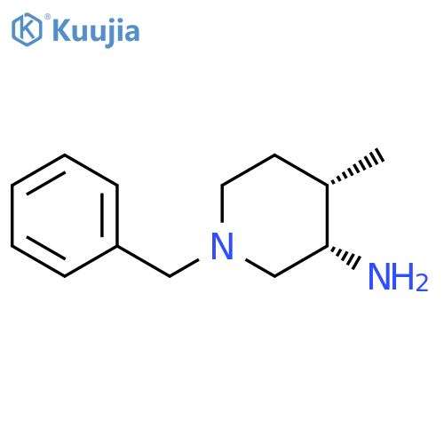 (3S,4S)-1-benzyl-4-methylpiperidin-3-amine structure