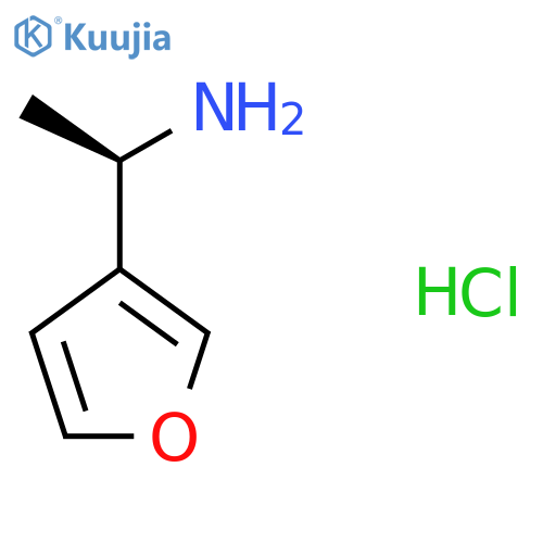 (R)-1-(Furan-3-yl)ethan-1-amine hydrochloride structure