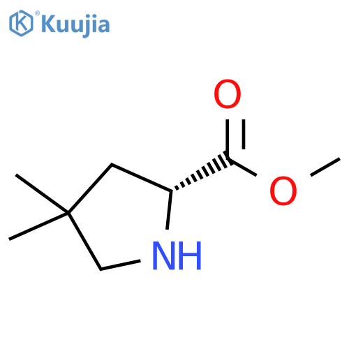 4,4-Dimethyl-D-proline methyl ester structure