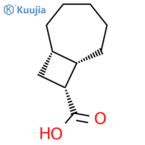 (1S,7S,8R)-Bicyclo[5.2.0]nonane-8-carboxylic acid structure