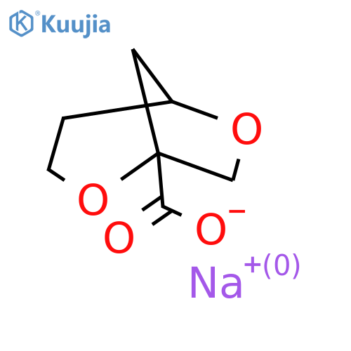 Sodium;2,6-dioxabicyclo[3.2.1]octane-1-carboxylate structure
